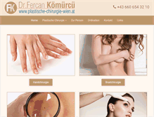Tablet Screenshot of plastische-chirurgie-wien.at